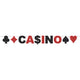 Glittered Casino Streamer 21cm x 244cm - Party Savers