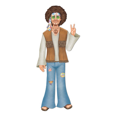 Jointed Male Hippie 94cm - Party Savers