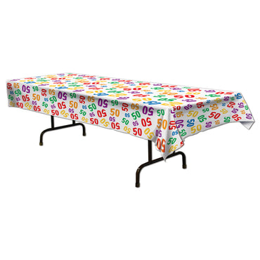 50 Tablecover 1.37m x 2.7m - Party Savers