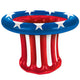 Inflatable Patriotic Hat Cooler 27inW x 18inH Each - Party Savers