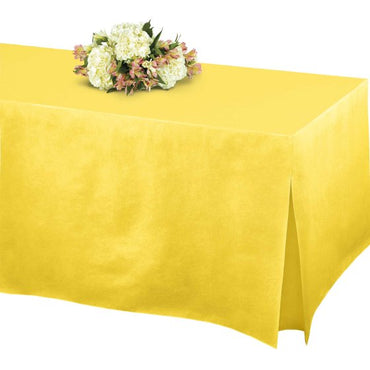 Yellow Sunshine Tablefitters Flannel-Backed Tablecover 1.8m x 78cm x 68cm Each