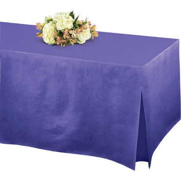 New Purple Tablefitters Flannel-Backed Tablecover 1.8m x 78cm x 68cm Each