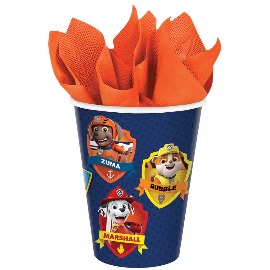 Paw Patrol Adventures 266ml Paper Cups 8pk - Party Savers