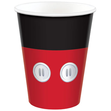 Mickey Mouse Forever Paper Cups 266ml 8pk - Party Savers