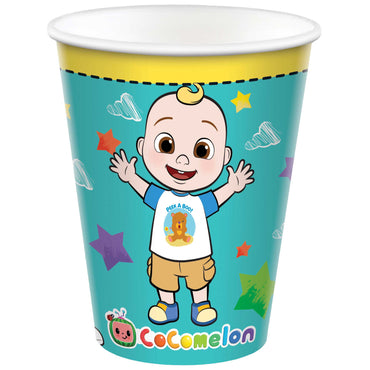 Cocomelon Paper Cups 266ml 8pk