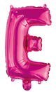 Letter E Bright Pink Foil Balloon 35cm - Party Savers