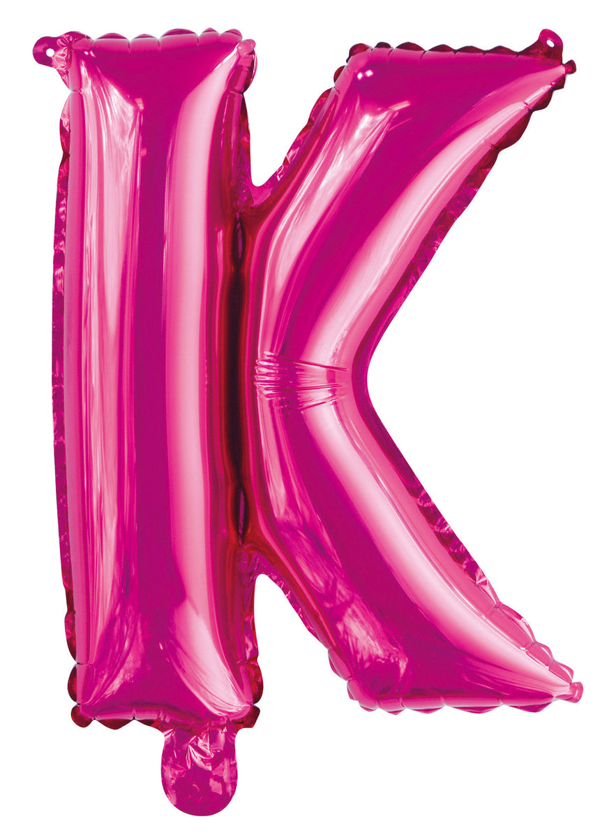 Letter A Bright Pink Foil Balloon 35cm - Party Savers