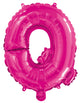 Letter Q Bright Pink Foil Balloon 35cm - Party Savers