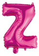 Letter Z Bright Pink Foil Balloon 35cm - Party Savers
