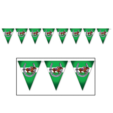 Horse Racing Pennant Banner 28cm x 3.6m - Party Savers