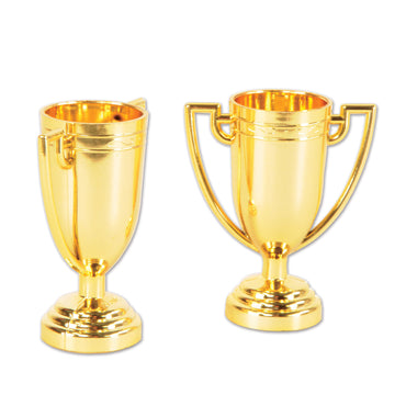 Gold Trophy Cups 2.75in 8pk
