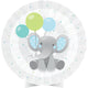 Enchanting Elephant Boy Centrepiece Paper Fan 40cm - Party Savers