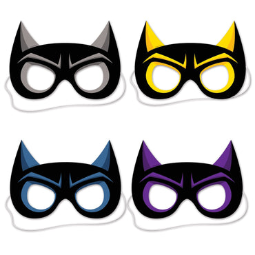Hero Masks 4pk - Party Savers
