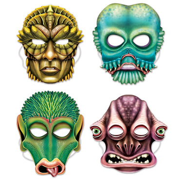 Alien Masks 4pk - Party Savers