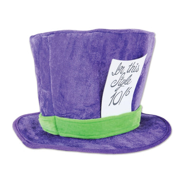 Plush Mad Hatter Hat Each - Party Savers