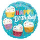 Cupcake Fun Foil Balloon 45cm - Party Savers