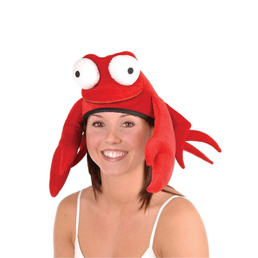 Plush Crab Hat Each - Party Savers