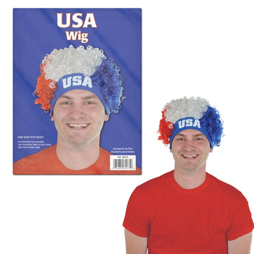 USA Wig Each - Party Savers