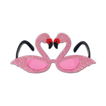 Glittered Flamingo Fanci-Frames Each - Party Savers