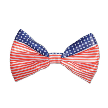 Patriotic Bow Tie 3.5in x 7in Each - Party Savers