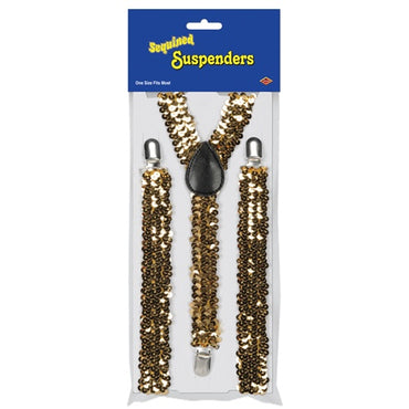 Sequined Suspenders each - Party Savers