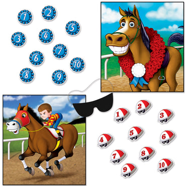 Horse Racing Party Games 19in x 17.5in 2pk