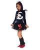 Girls Costume - Pepe Le Pew Girls Hooded - Party Savers