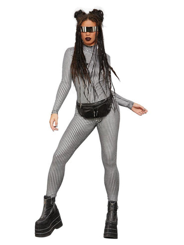 Women's Costume - Fever Miss Whiplash Disco Holographic Costume