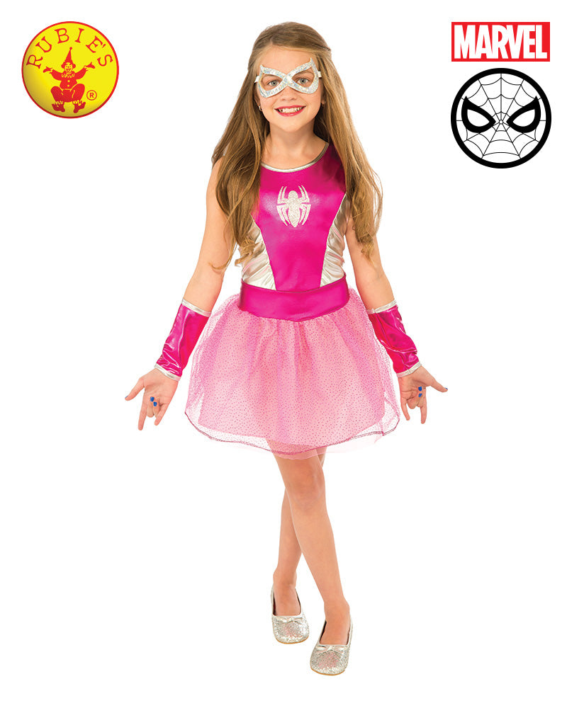 Girls Costume - Spider-Girl Pink Tutu Dress - Party Savers