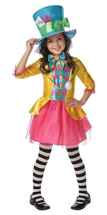 Girls Costume - Mad Hatter Girls Deluxe - Party Savers