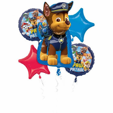Paw Patrol Balloon Bouquet 5pk - Party Savers