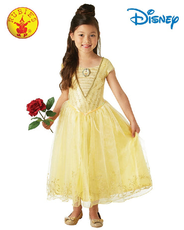 Girls Costume - Belle Live Action Deluxe - Party Savers