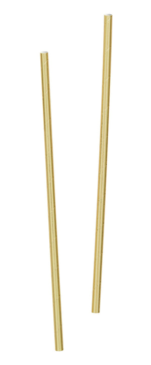 Silver Foil Paper Straws 10pk - Party Savers