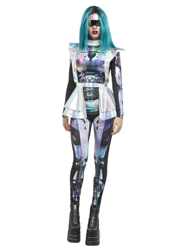 Women Costume - Metallic Space Alien Costume