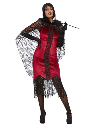 Women Costume - Deluxe Vampire Flapper Costume
