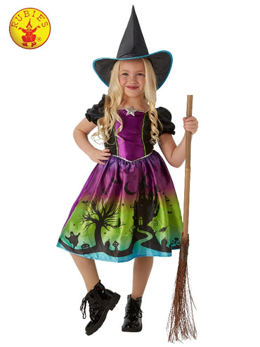 Girls Costume - Ombre Witch Costume - Party Savers
