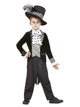 Boys Costume - Black & White Dark Mad Hatter Costume