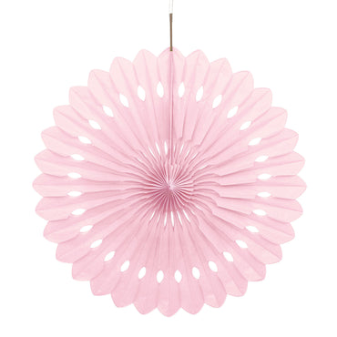 Pastel Pink Decorative Fan 40cm - Party Savers