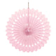 Pastel Pink Decorative Fan 40cm - Party Savers