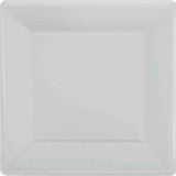 New Pink Square Paper Plates 17cm 20pk - Party Savers