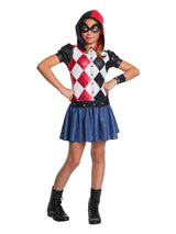 Girls Costume - Harley Quinn Dcshg Hoodie Costume