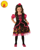 Girls Costume - Day Of The Dead - Party Savers