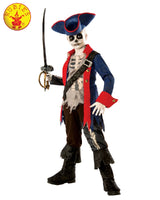 Boys Costume - Captain Bones Pirate - Party Savers