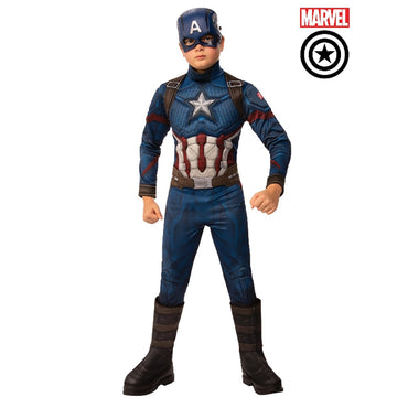 Boy's Costume - Captain America Deluxe