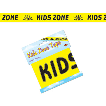 Kids Zone Party Tape 7.5cm x 6m - Party Savers