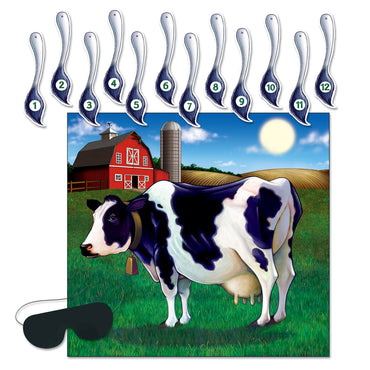 Pin The Tail On The Cow Game - Party Savers
