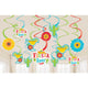 Fiesta Hanging Swirl Decorations Value Pack 12pk - Party Savers