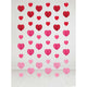 Hearts Hanging String Decorations 6pk