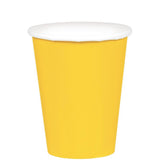 Yellow Sunshine Paper Cups 266ml 20pk