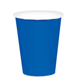 Bright Royal Blue Paper Cups 266ml 20pk